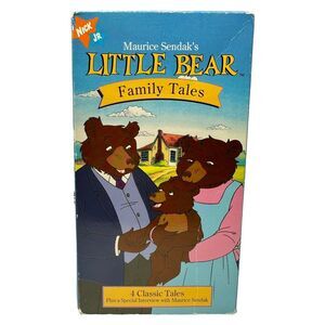 Little Bear Family Tales Video Tape VHS 1997 Nickelodeon Nick Jr Vintage Sendak